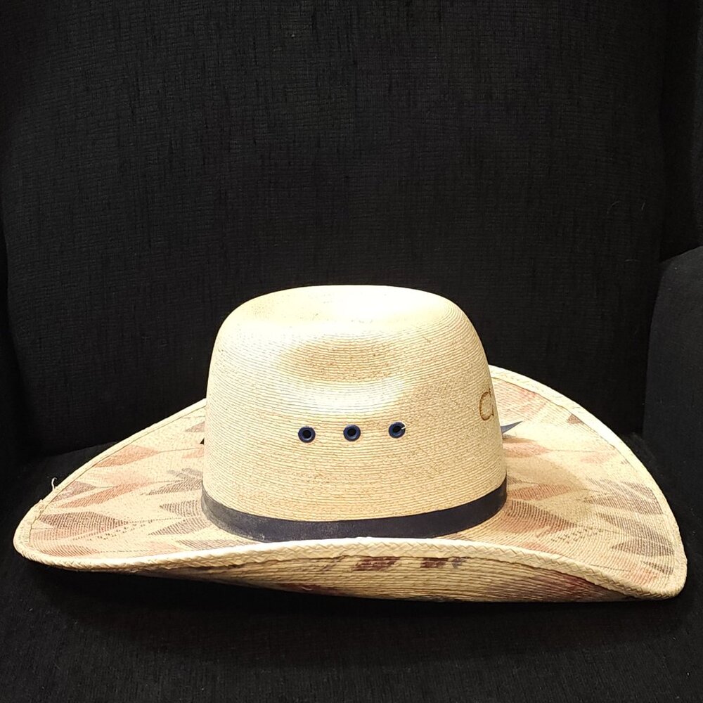 Charlie 1 Horse Straight Arrow Mexican Palm Cowboy Hat - Picture 4 of 12